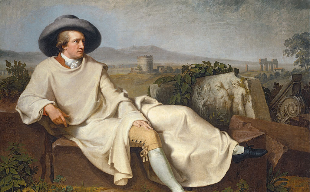 Johann Heinrich Wilhelm Tischbein Goethe In The Roman Campagna Google Art Project